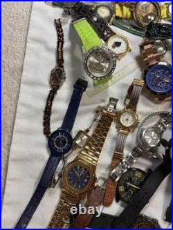 8+ Lb Lot Watches Parts/Repair Bulk Mixed Brands Watch Heads Bands Straps As-Is