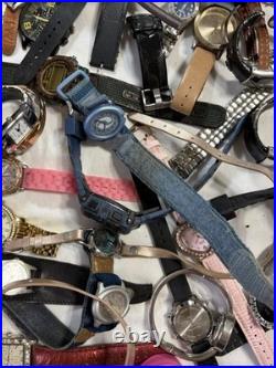 8+ Lb Lot Watches Parts/Repair Bulk Mixed Brands Watch Heads Bands Straps As-Is