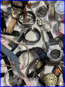 8+ Lb Lot Watches Parts/Repair Bulk Mixed Brands Watch Heads Bands Straps As-Is