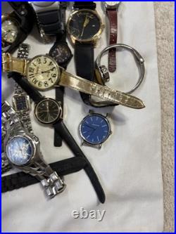 8+ Lb Lot Watches Parts/Repair Bulk Mixed Brands Watch Heads Bands Straps As-Is