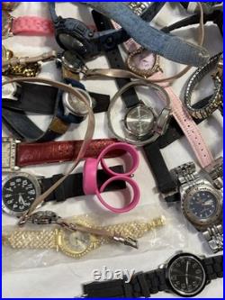8+ Lb Lot Watches Parts/Repair Bulk Mixed Brands Watch Heads Bands Straps As-Is