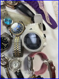 8+ Lb Lot Watches Parts/Repair Bulk Mixed Brands Watch Heads Bands Straps As-Is