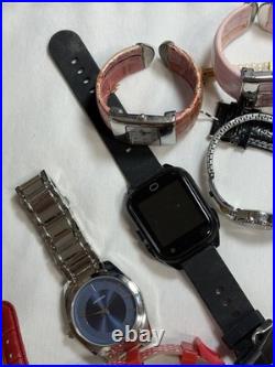 9 Lb Lot Watches Parts/Repair Watch Heads Bands Straps Mixed Brands As-Is Bulk