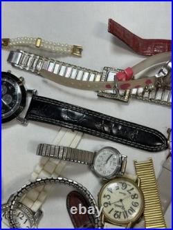 9 Lb Lot Watches Parts/Repair Watch Heads Bands Straps Mixed Brands As-Is Bulk