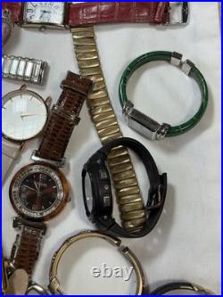 9 Lb Lot Watches Parts/Repair Watch Heads Bands Straps Mixed Brands As-Is Bulk