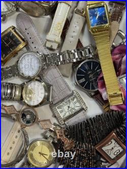 9 Lb Lot Watches Parts/Repair Watch Heads Bands Straps Mixed Brands As-Is Bulk