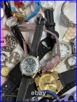 9 Lb Lot Watches Parts/Repair Watch Heads Bands Straps Mixed Brands As-Is Bulk
