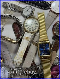 9 Lb Lot Watches Parts/Repair Watch Heads Bands Straps Mixed Brands As-Is Bulk