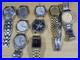 9 Seiko Men’s Quartz Wristwatch for Parts or Repair with Some Bands