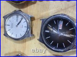 9 Seiko Men's Quartz Wristwatch for Parts or Repair with Some Bands