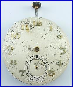 A. LeCoultre Pocket Watch Movement 17 Jewels Spare Parts / Repair