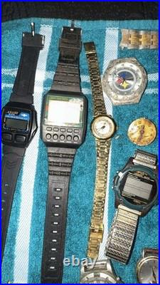 A Lot Of Watches For Parts Or Repair