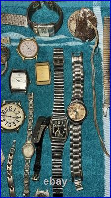 A Lot Of Watches For Parts Or Repair