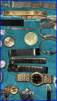 A Lot Of Watches For Parts Or Repair