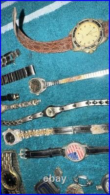 A Lot Of Watches For Parts Or Repair