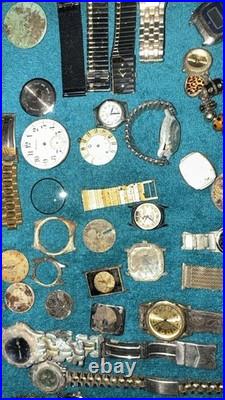 A Lot Of Watches For Parts Or Repair
