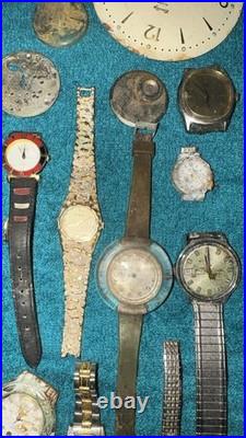 A Lot Of Watches For Parts Or Repair