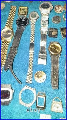A Lot Of Watches For Parts Or Repair