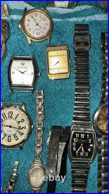 A Lot Of Watches For Parts Or Repair