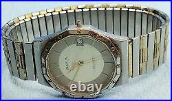 A31 mens Vintage Bulova Royal Oak Style Quartz Parts Repair Old watch lot