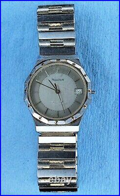 A31 mens Vintage Bulova Royal Oak Style Quartz Parts Repair Old watch lot