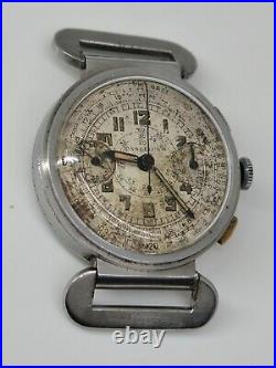 ANGELUS Chronograph vintage, for parts or repair, 1930's