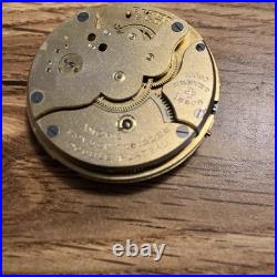 ANTIQUE BONHEUR MENS POCKET WATCH SWISS 1900's Parts or repair