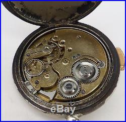 ANTIQUE MINUTTE REPEATER Pocket Watch ONLY for parts or to repair