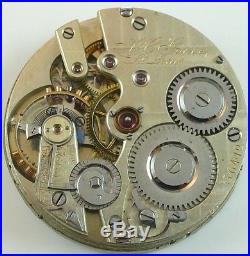 Agassiz Pocket Watch Movement High Grade Spare Parts / Repair
