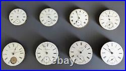 American Pocket Watch Movement Lot For parts or repair