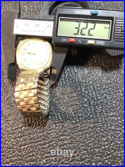 Antique 1903 Waltham Mechanical Watch Hand Painted Porcelain Dial Parts/Repair