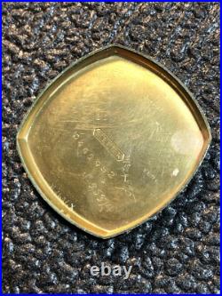 Antique 1903 Waltham Mechanical Watch Hand Painted Porcelain Dial Parts/Repair