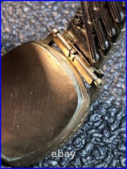 Antique 1903 Waltham Mechanical Watch Hand Painted Porcelain Dial Parts/Repair