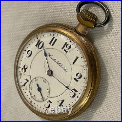 Antique 21 Jewels Hamilton Watch Company Railroad Pocket Watch for Parts/Repair