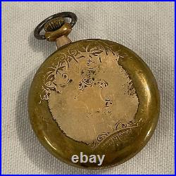 Antique 21 Jewels Hamilton Watch Company Railroad Pocket Watch for Parts/Repair