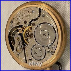 Antique 21 Jewels Hamilton Watch Company Railroad Pocket Watch for Parts/Repair