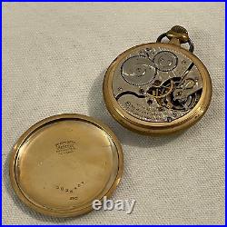 Antique 21 Jewels Hamilton Watch Company Railroad Pocket Watch for Parts/Repair