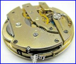 Antique 40.4mm c. 1912 VACHERON & CONSTANTIN Pocket Watch Movement Runs REPAIR
