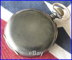 Antique Calendar Moon Phase Pocket Watch for Parts-Repair