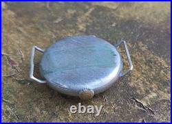 Antique Cyma WWI Trench Watch 7J Base Metal Round Wire Lugs For Parts/Repair