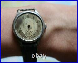 Antique OMEGA men wristwatch 13 JEWELS 2 ADJ spare parts repair rare collectible