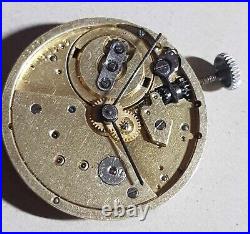 Antique Patek Philipe Watch Movement 27.56mm for repair late 1800's 19th Century