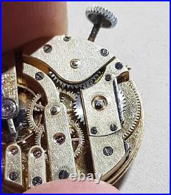 Antique Patek Philipe Watch Movement 27.56mm for repair late 1800's 19th Century