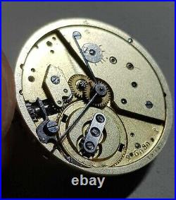 Antique Patek Philipe Watch Movement 27.56mm for repair late 1800's 19th Century