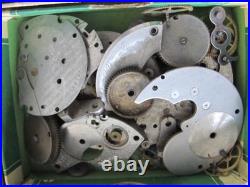 Antique Pocket Watch Movement Face Dial Parts Repair Watchmaker Estate Lot