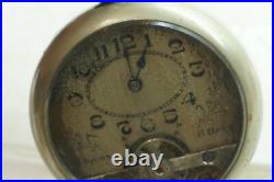 Antique Pocket Watch Wyss Freres Lever 8 Day Open Face Escapement Parts Repair