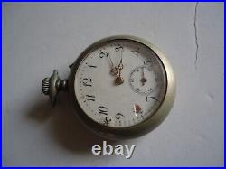 Antique Pocket Watch group (3) Parts Repair, Remontoir, NY standard, Huguenin