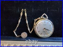 Antique Sheffield Slim Pocket Watch Parts Or Repair Item Only Will Not Wind Run
