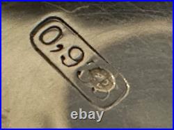 Antique Sterling Silver Trench Watch for Parts or Repair