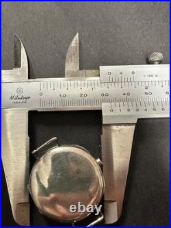 Antique Sterling Silver Trench Watch for Parts or Repair